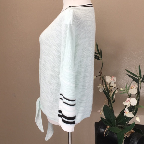 NWT Express Tie Front Top Lightweight Sweater - Picture 2 of 7